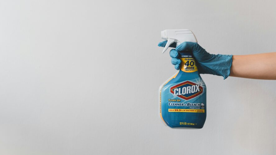 Image of Clorox cleaner, a brand of bleach-based cleaner