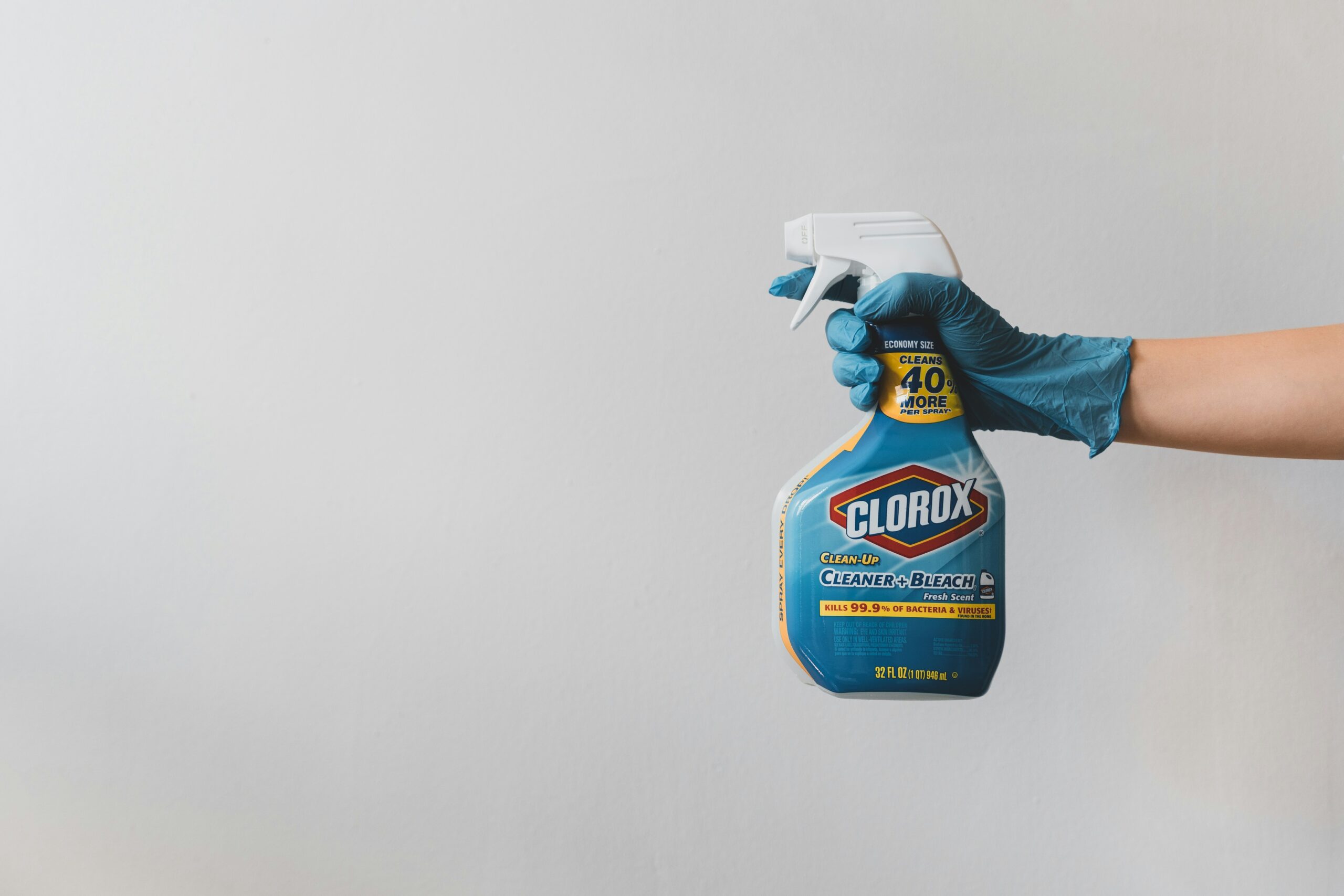 Image of Clorox cleaner, a brand of bleach-based cleaner