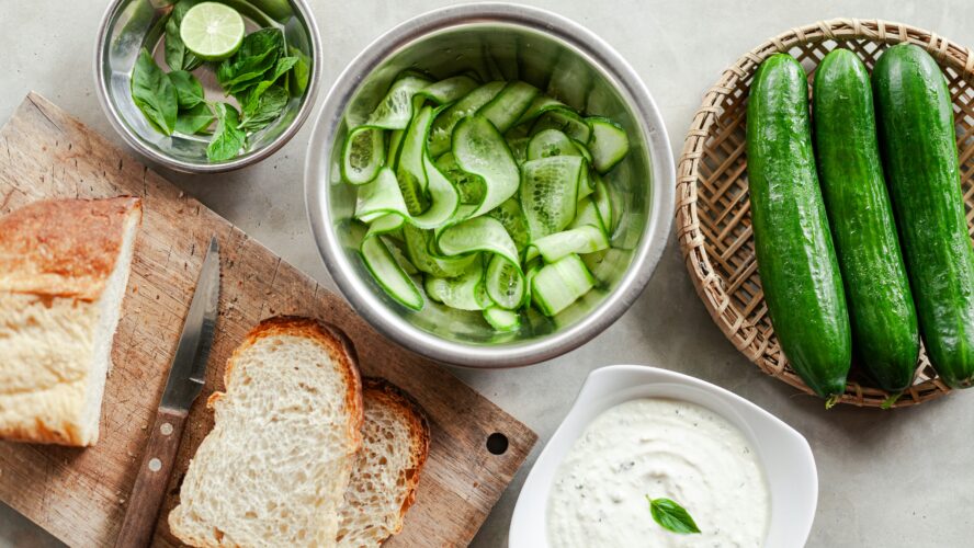 how to get your ph balance with low acid foods, cucumber