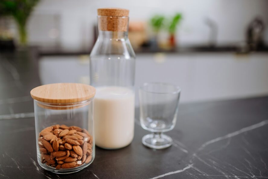 Uses for Whole Almonds Almond Milk Unsplash Getty Images