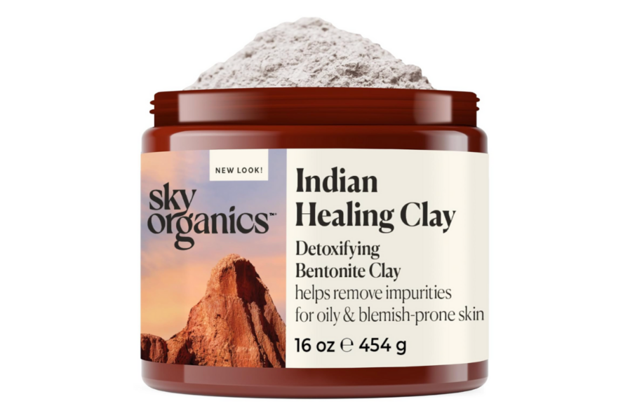 image of a product shot of SKY ORGANICS INDIAN HEALING BENTONITE CLAY