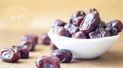 Image of a small white bowl of dates overflowing with dates.