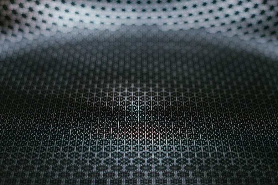 Image of the HexClad texture close-up.