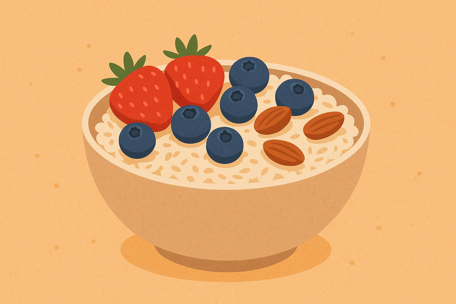 Steel-cut oats and various whole grains