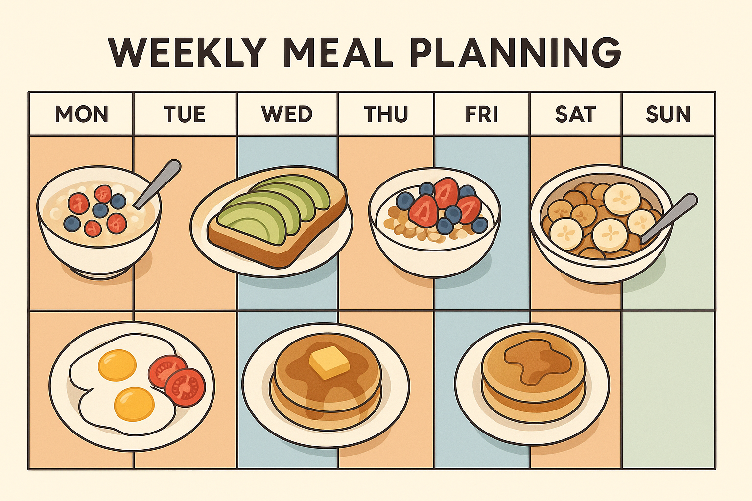 Nutritional breakdown chart showing fiber content across recipe categories
