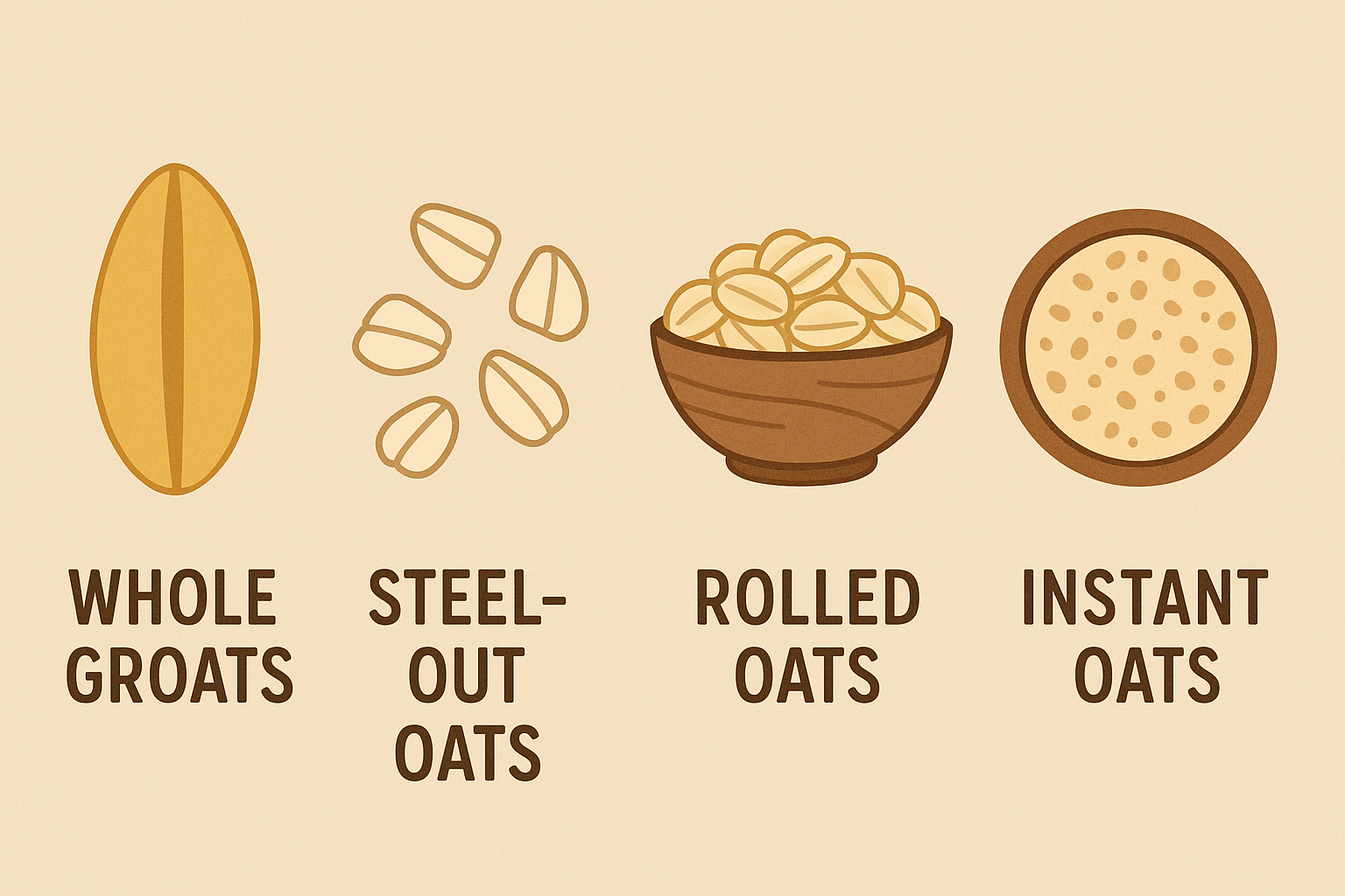 Comparison of processed vs whole grain fiber content