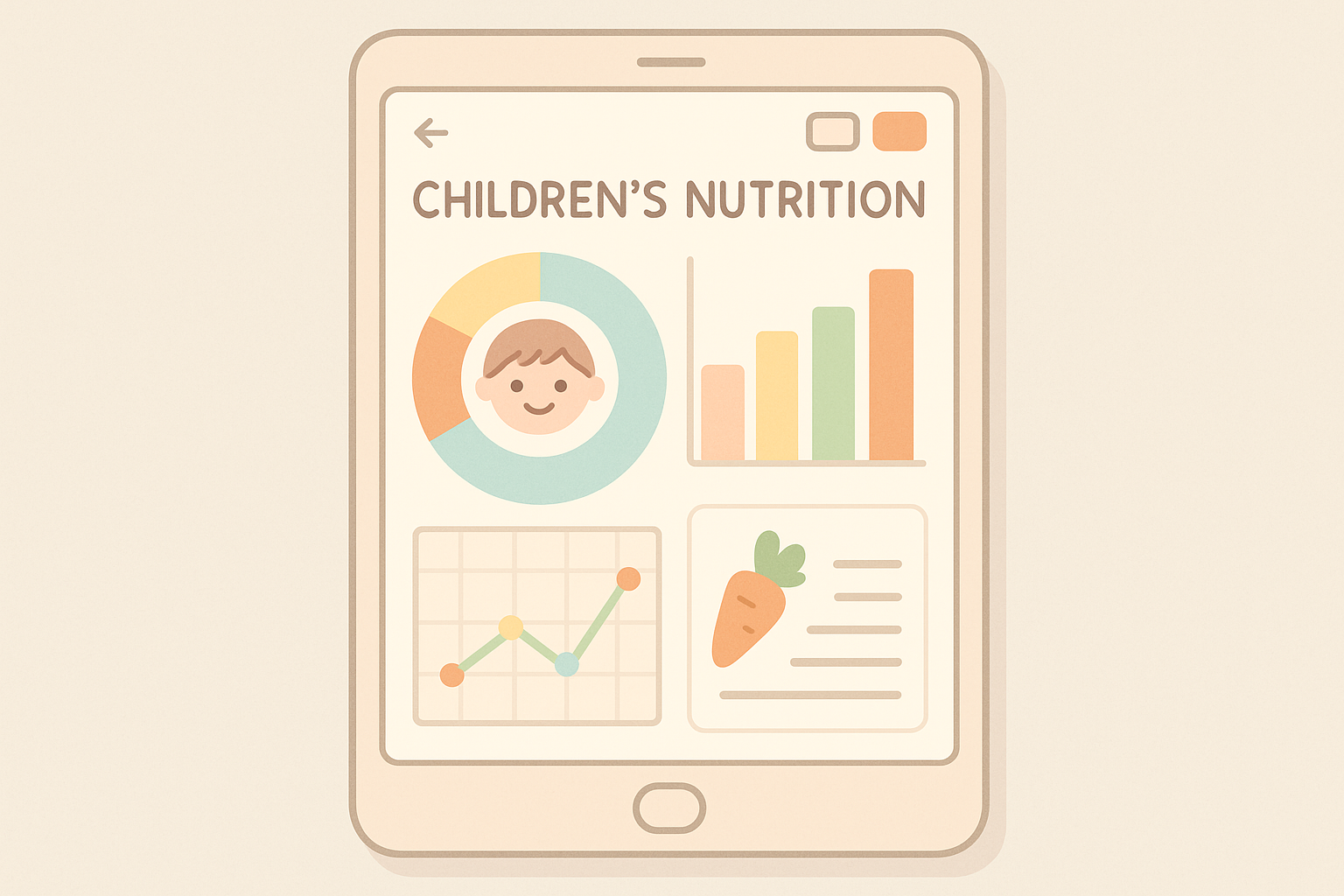 Technology tools for tracking child nutrition patterns