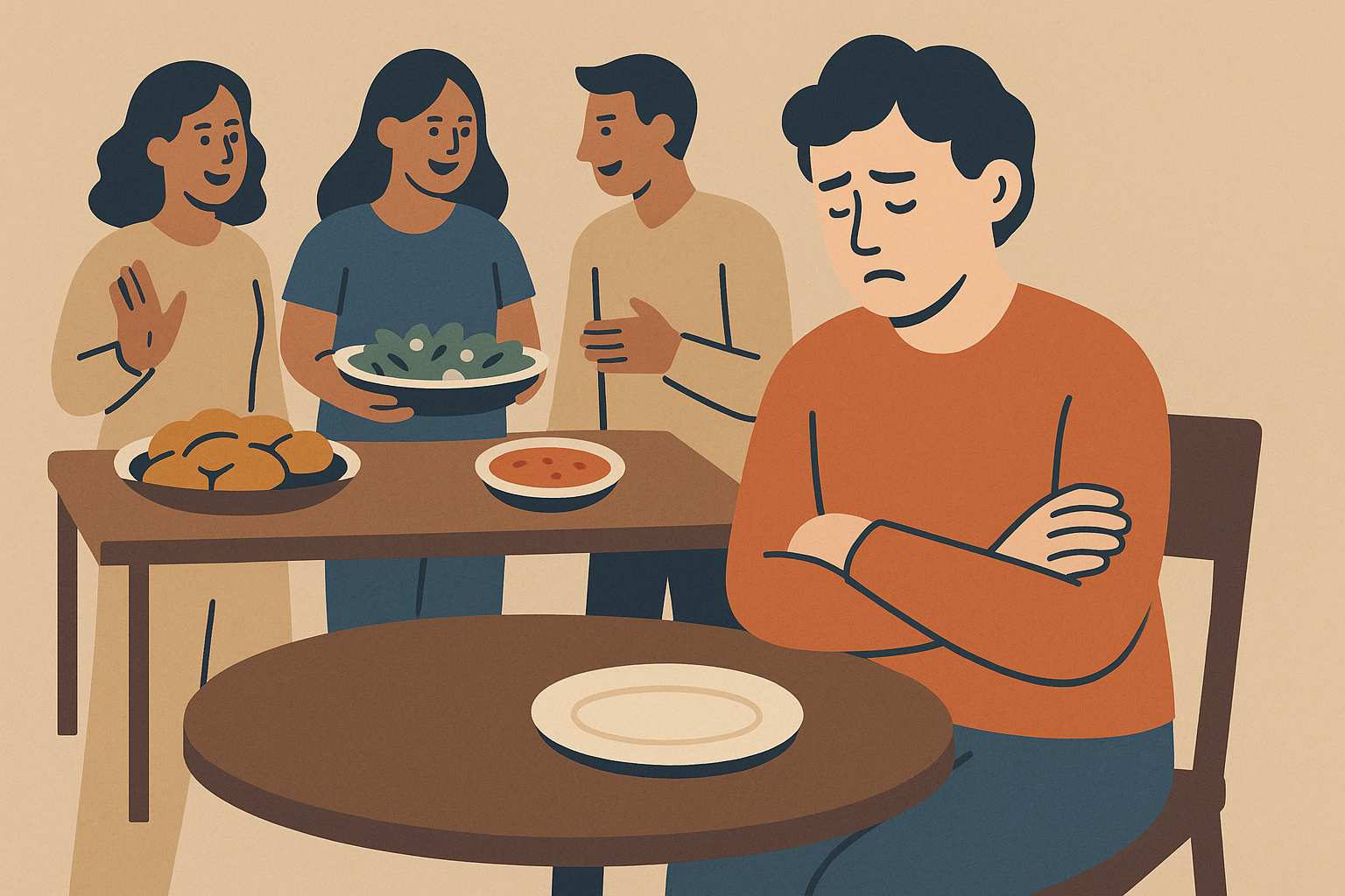 Social isolation 500 calorie diet challenges