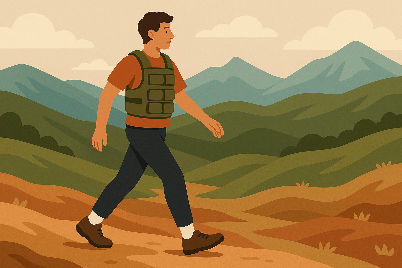 Weighted walking strategies for maximum calorie burn