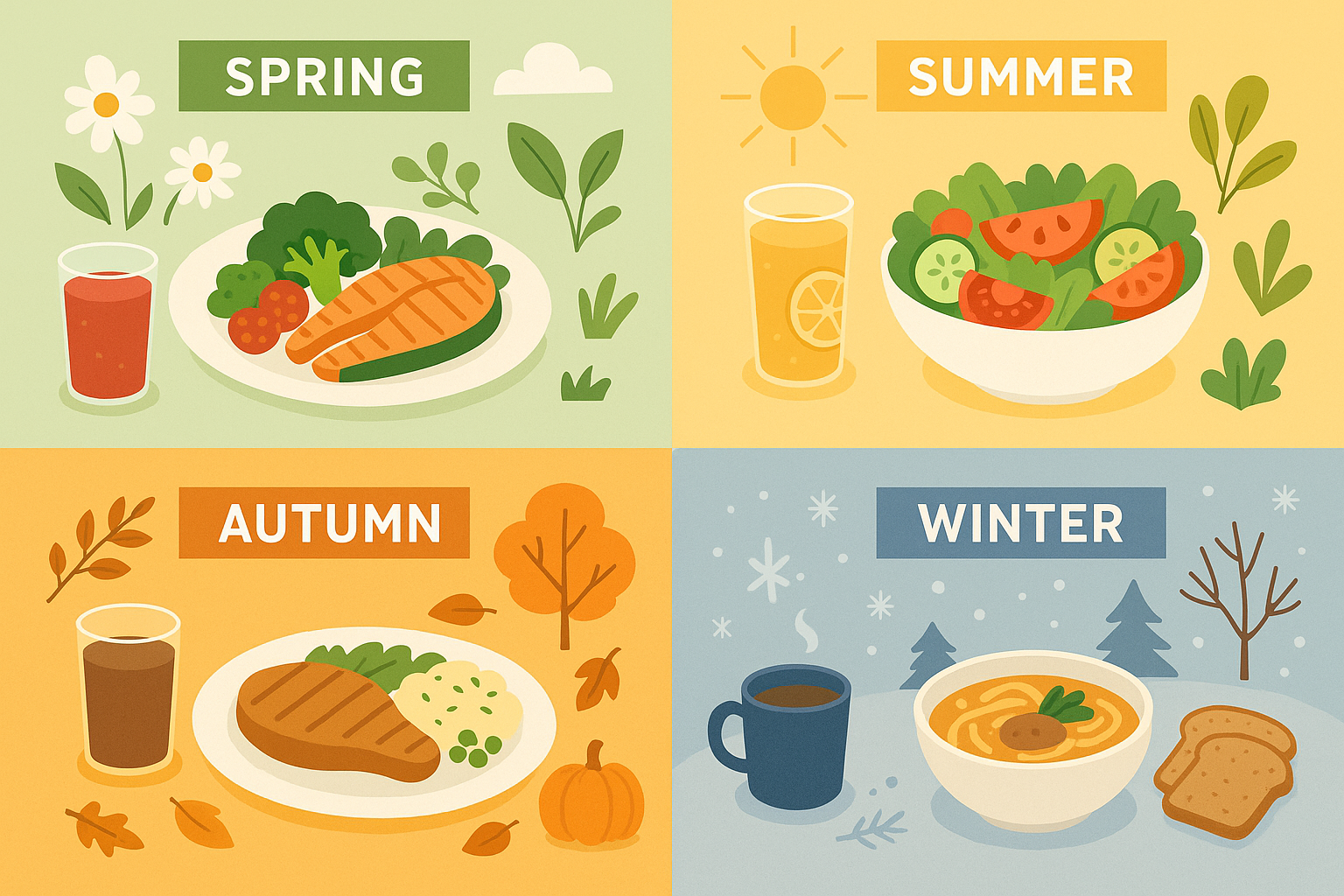 Seasonal adjustments for child nutrition