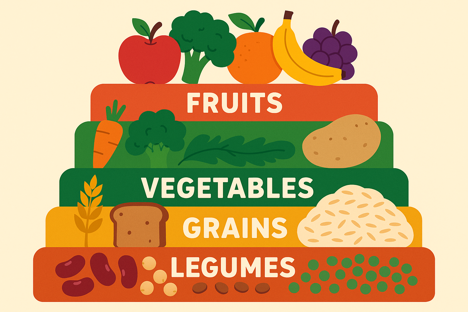 plant-based carbohydrate layering