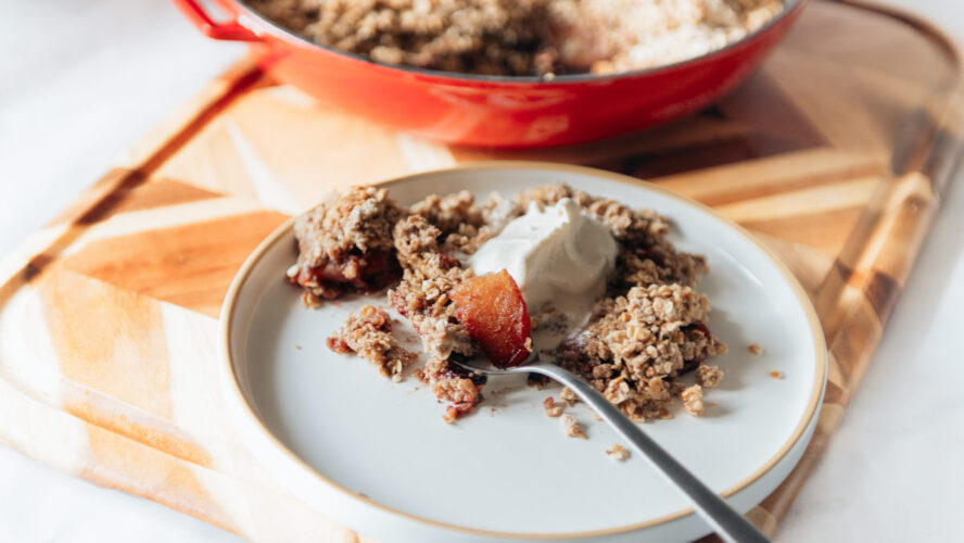 apple crisp recipe oats Cranberry and apple dessert recipe oats.