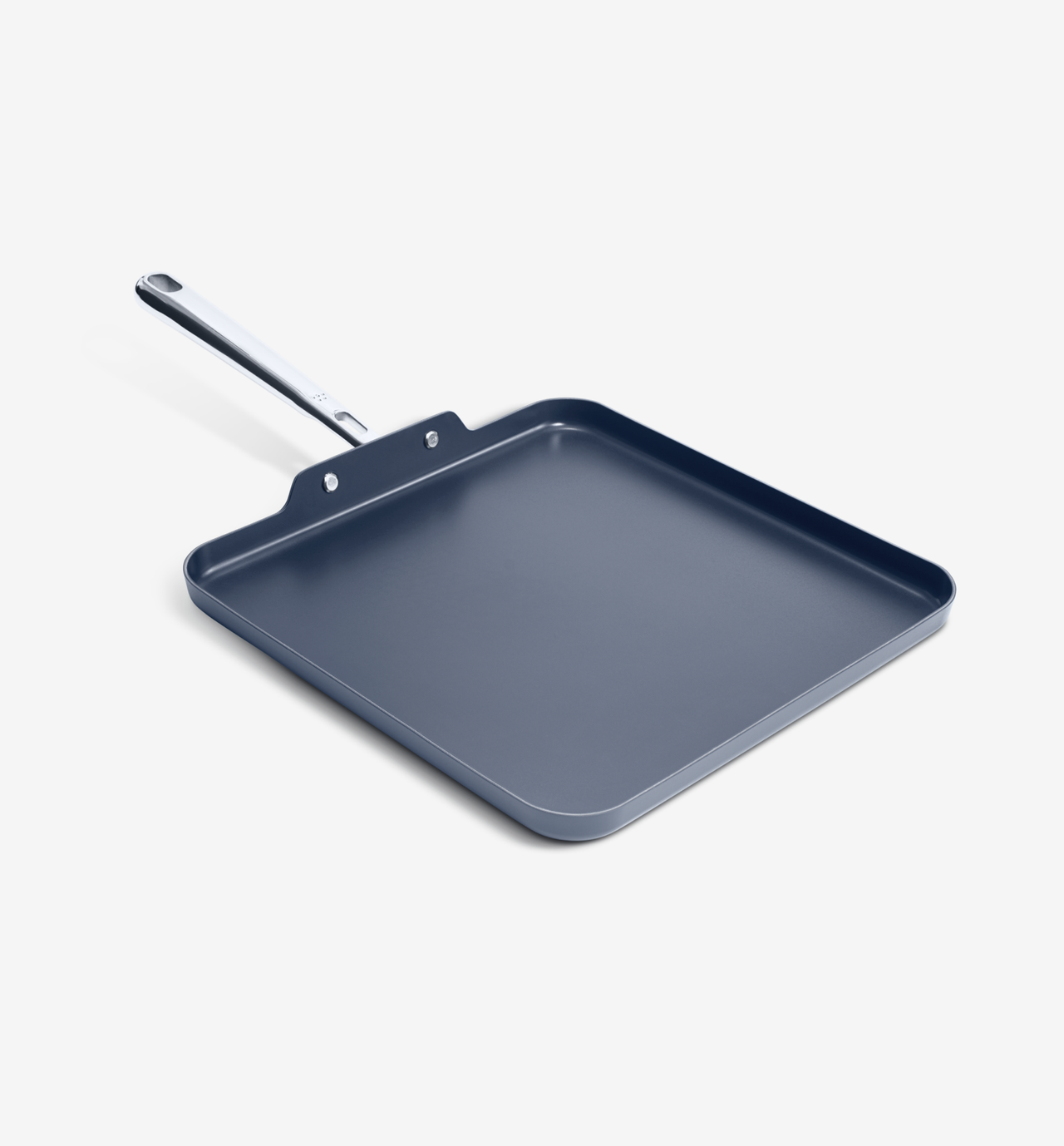 Image of Misen Carbon Nonstick square griddle pan.