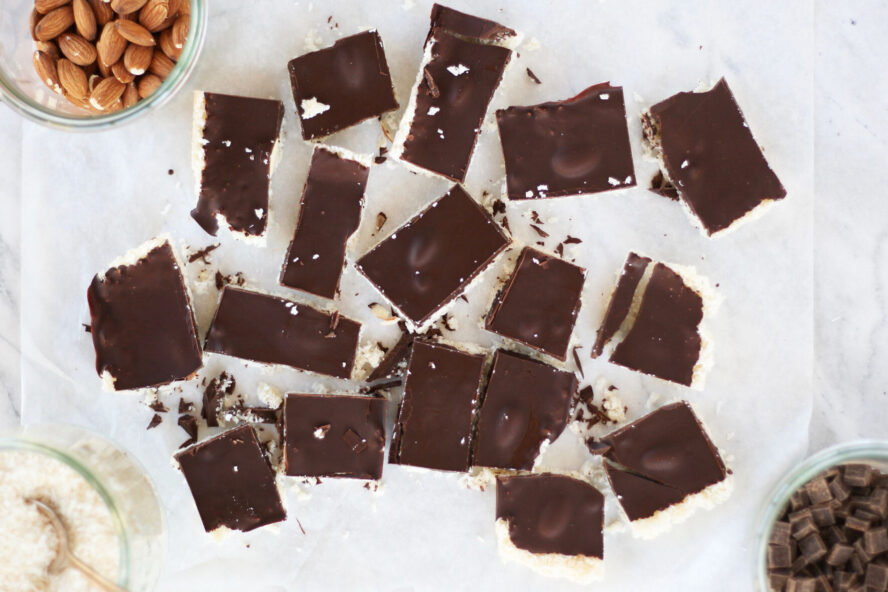 homemade almond joys