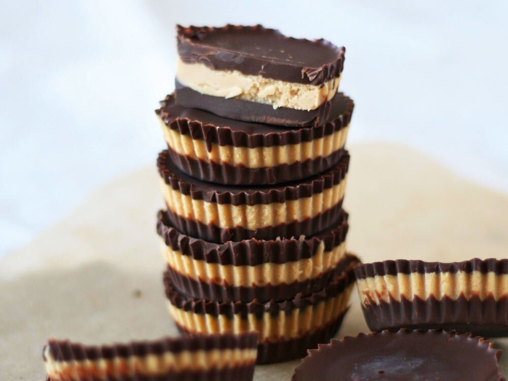 homemade peanut butter cups